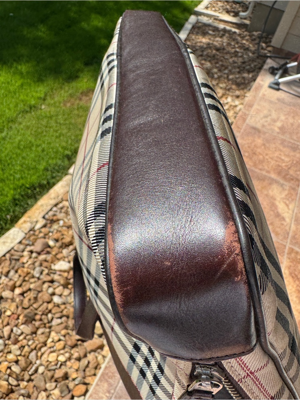 Burberry Computer Bag with D rings - Picture 9 of 12